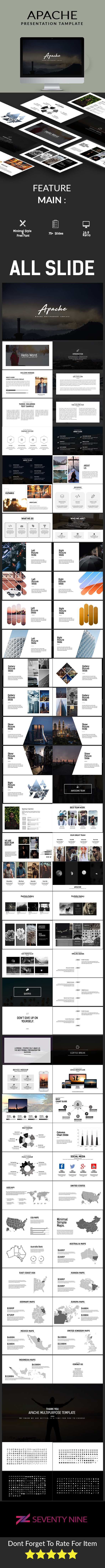 Apache Multipurpose Google Slide Template - Google Slides Presentation Templates