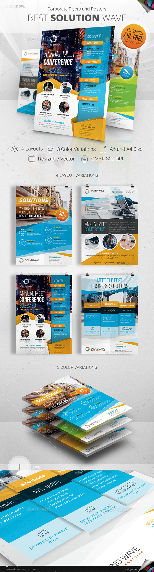 Flyer and Poster - Best Solutions - Corporate Flyers