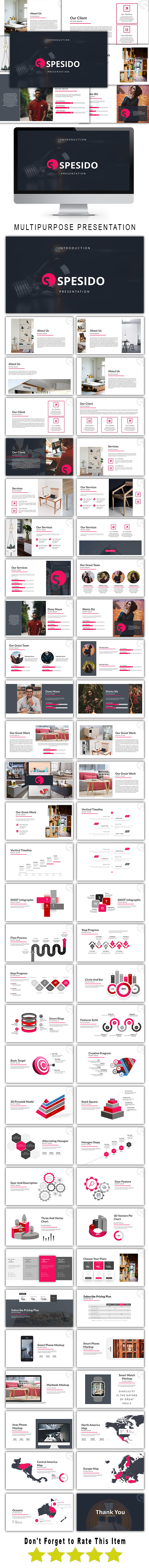 Spesido Multipurpose Keynote Template - Keynote Templates Presentation Templates