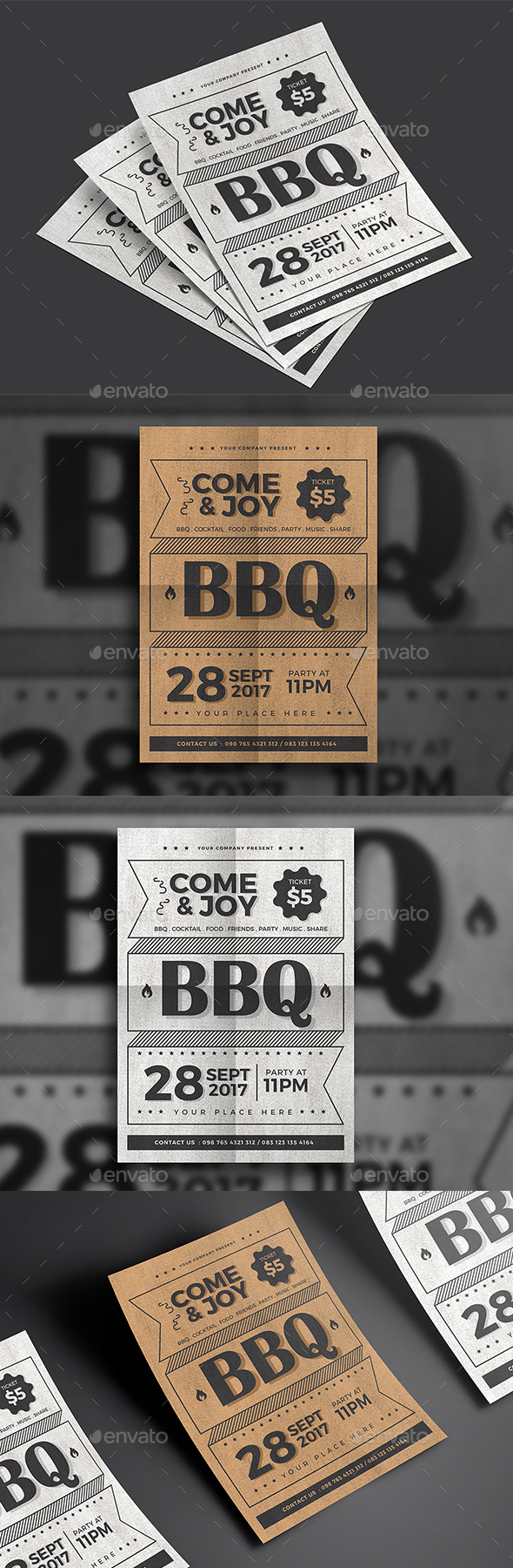 GraphicRiver BBQ Party Flyer 20353556