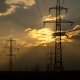 Sunset and Power Lines - VideoHive Item for Sale