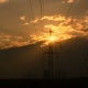 High-voltage Power Lines at Sunset - VideoHive Item for Sale