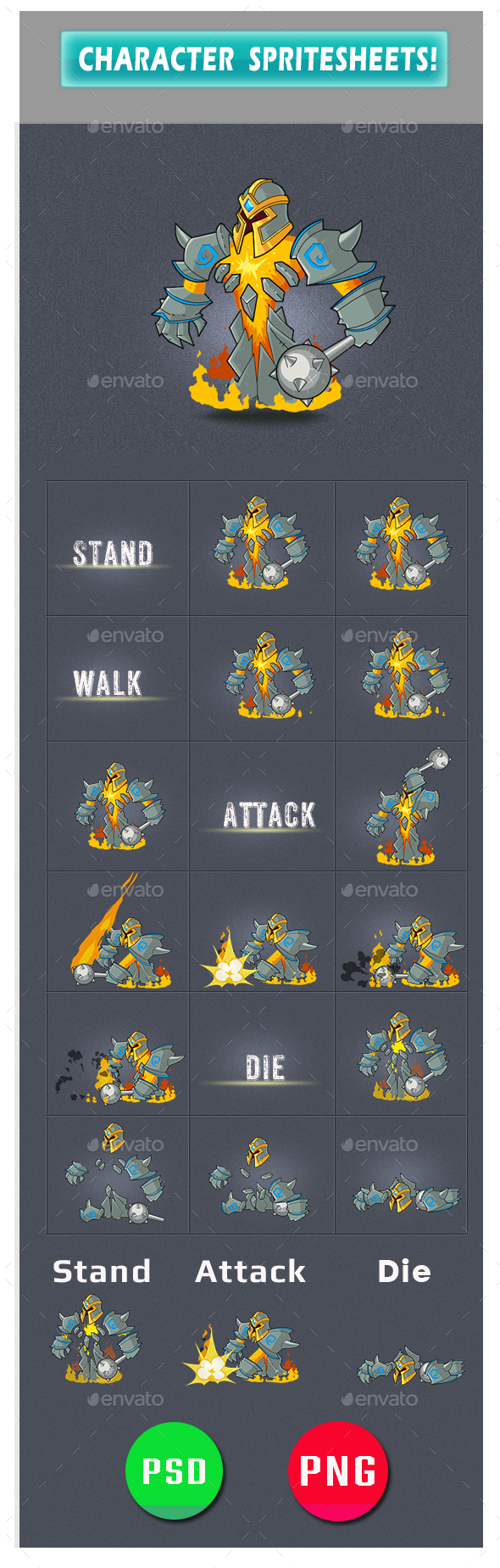 Enemy Game Assets Boss - Sprites Game Assets