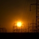 Sunset and Power Lines - VideoHive Item for Sale