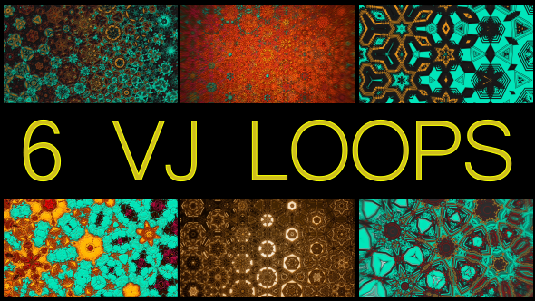 Non-Linear Kaleido VJ Loops Pack