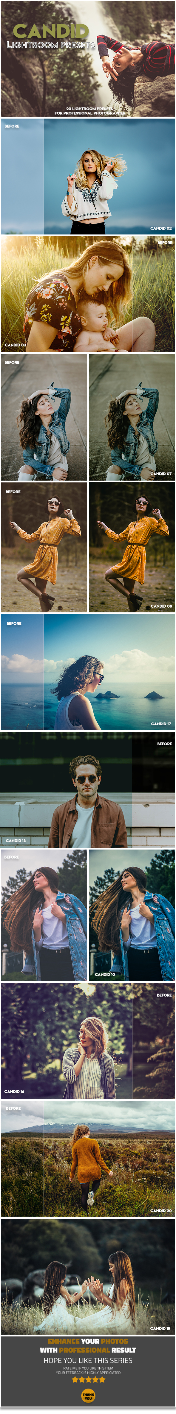 Candid Lightroom Presets - Lightroom Presets Add-ons