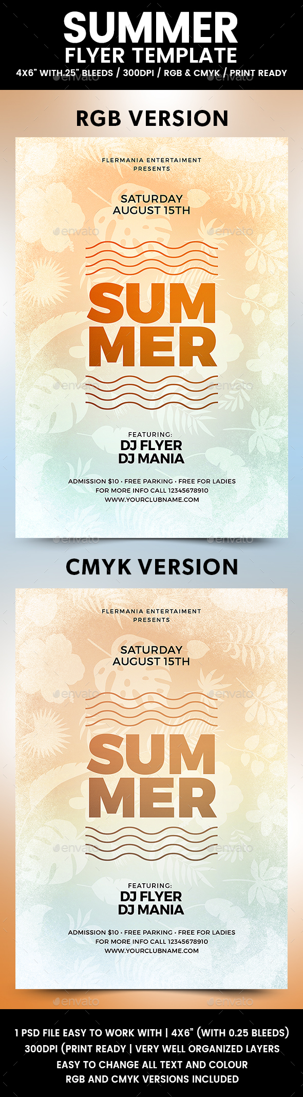 Summer Flyer Template