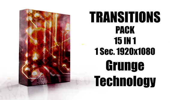 Grunge Technology Transitions 15 In 1
