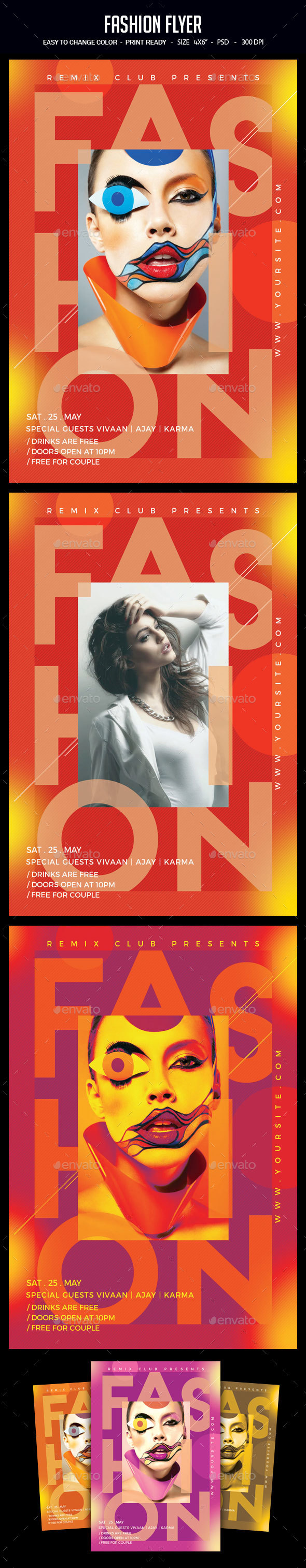 Fashion Flyer - Clubs & Parties Events