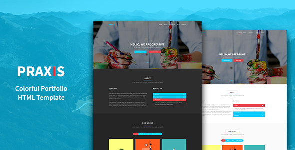 Praxis - Creative Agency and Portfolio HTML5 Template