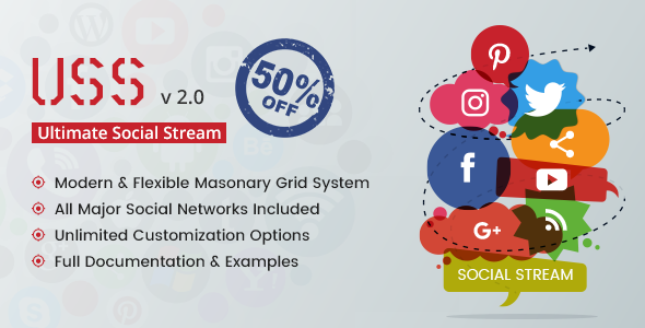 USS - WordPress Ultimate Social Stream - CodeCanyon Item for Sale