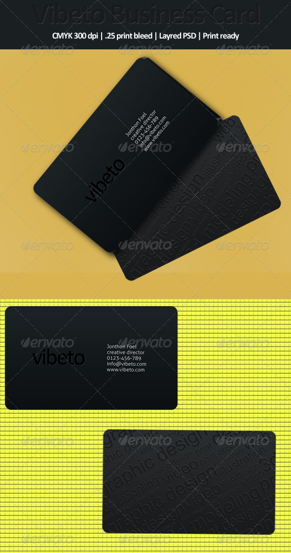 Vibeto Business Card - Corporate Business Cards