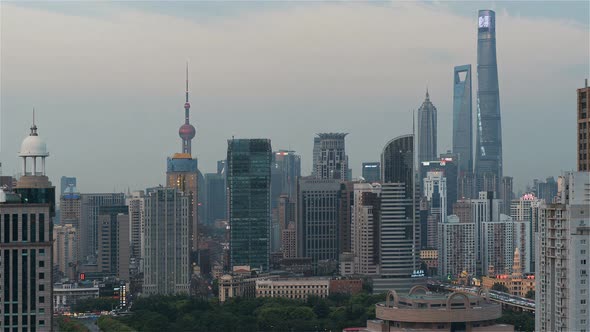 Shanghai, China | Shanghai's Skyline from Day to Night