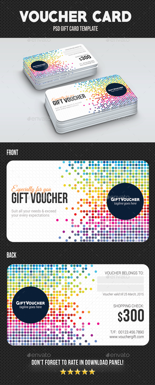 Voucher Card 05 - Cards & Invites Print Templates