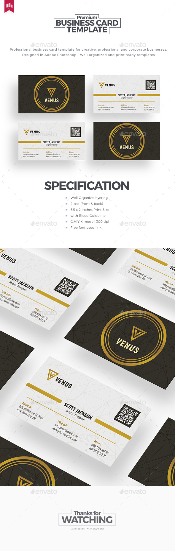 Business Card - Template - Corporate Business Cards