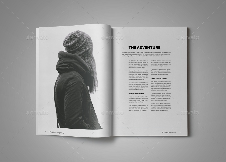 Clean Magazine Template by zorororonoa GraphicRiver