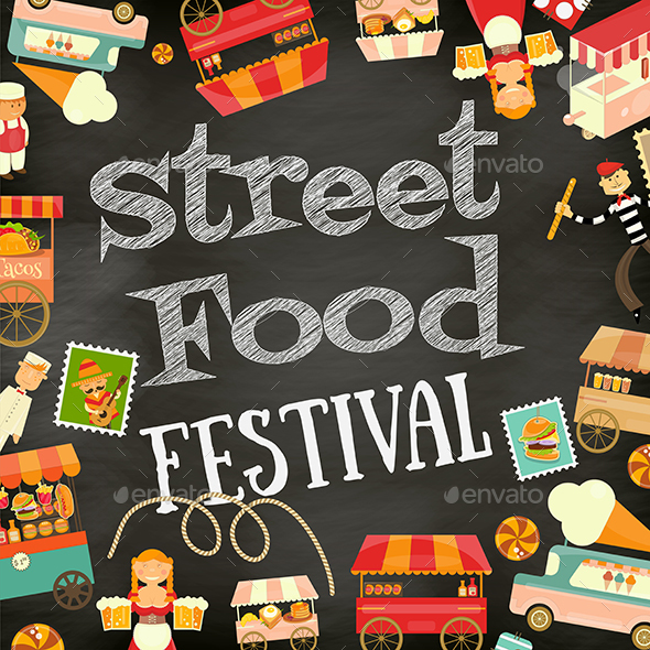 Street Food Festival - Food Objects