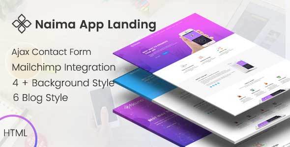 Naima - App - ThemeForest 20191330