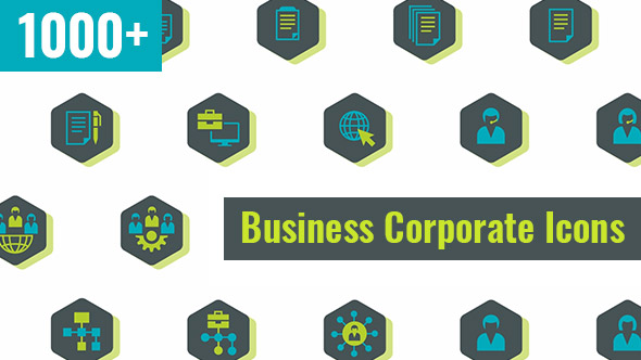 Business Corporate Icons 1000+