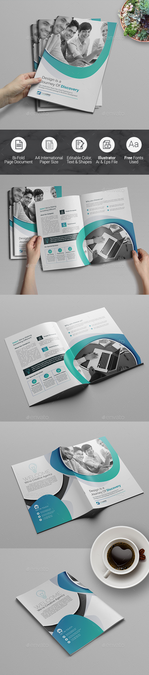 Bi Fold Multipurpose Brochure - Corporate Brochures