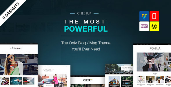 CheerUp Blog / Magazine - WordPress Blog Theme - Personal Blog / Magazine