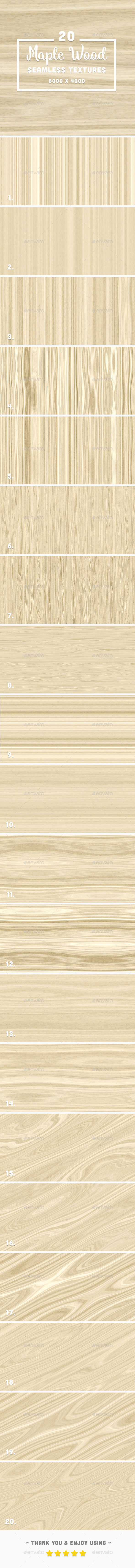 GraphicRiver 20 Maple Wood Seamless Background Textures 20362755 GraphicRiver 20 Maple Wood Seamless Background Textures 20362755
