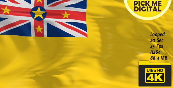 New Zealand-Niue Flag 4K alt