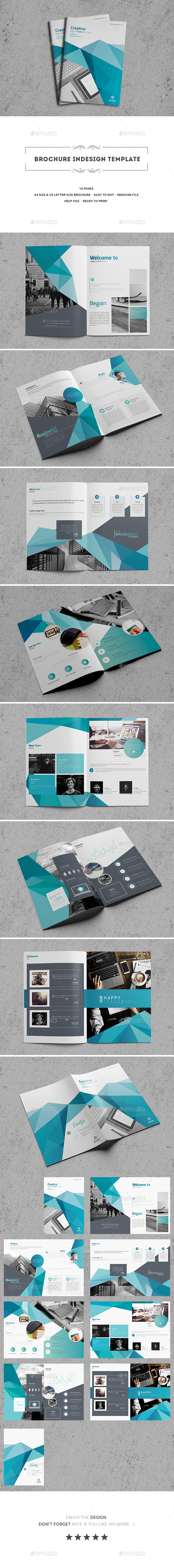 Brochure Indesign Template - Corporate Brochures