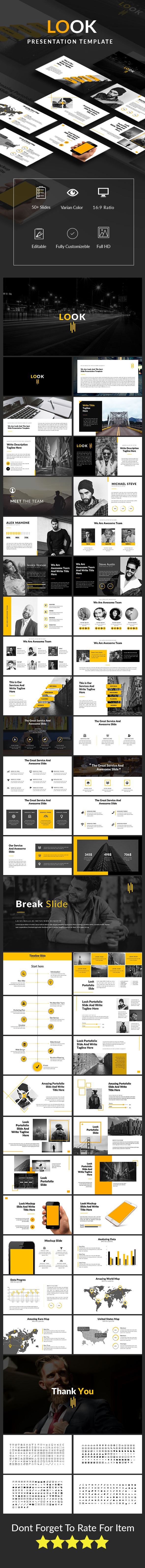 Look Presentation Template - Keynote Templates Presentation Templates