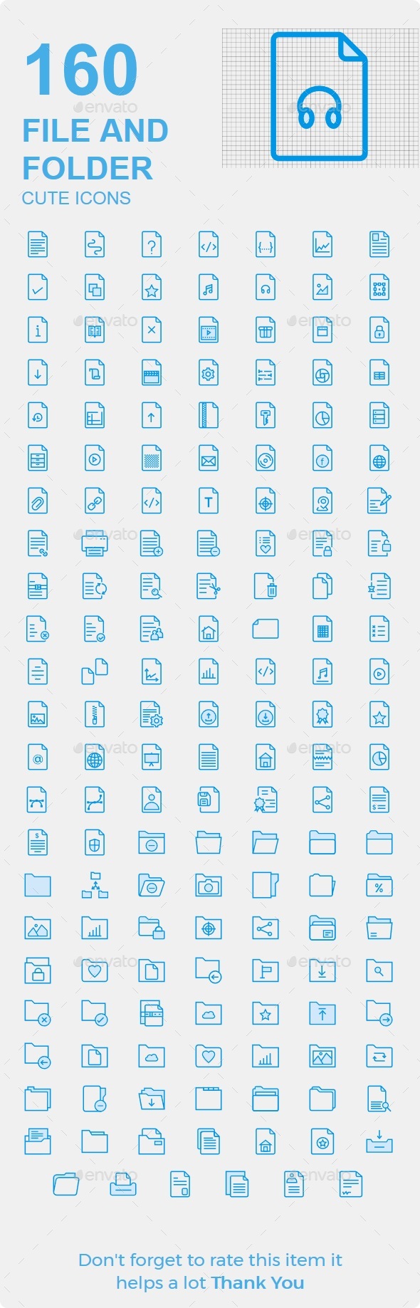 GraphicRiver File and Folder Cute icons 20364666 GraphicRiver File and Folder Cute icons 20364666