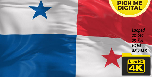 Panama Flag 4K alt