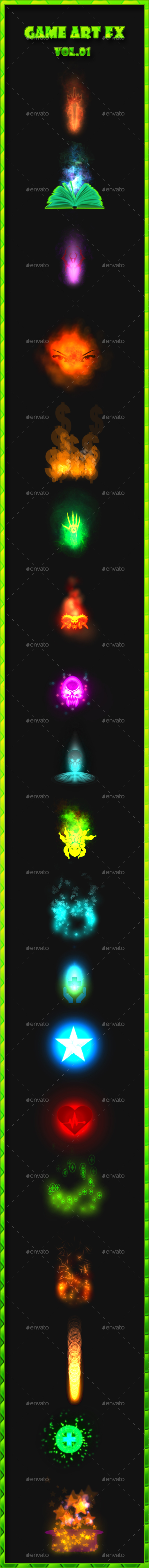 Game Art Vol. 01 - Sprites Game Assets