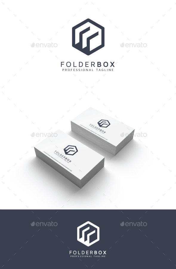 GraphicRiver Folder Box Logo 20365877 GraphicRiver Folder Box Logo 20365877