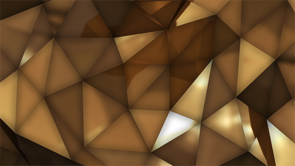 Luxury Gold Abstract Low Poly Background