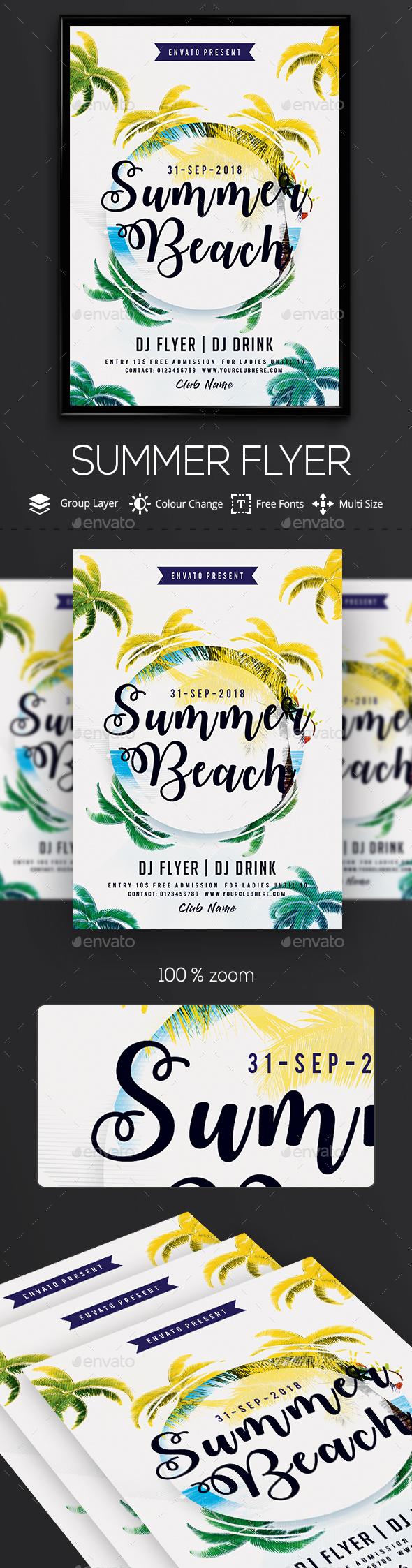 GraphicRiver Summer Chill PSD Flyer Template 20367258 GraphicRiver Summer Chill PSD Flyer Template 20367258