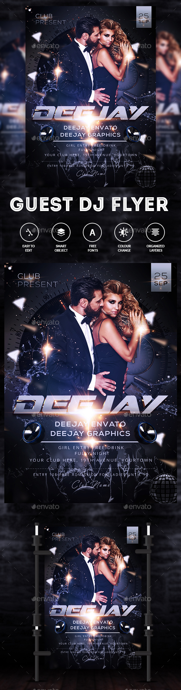 GraphicRiver Club Night PSD Flyer Template 20367962 GraphicRiver Club Night PSD Flyer Template 20367962