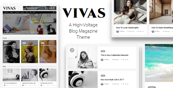 VIVAS Blog Magazine - ThemeForest 19858873