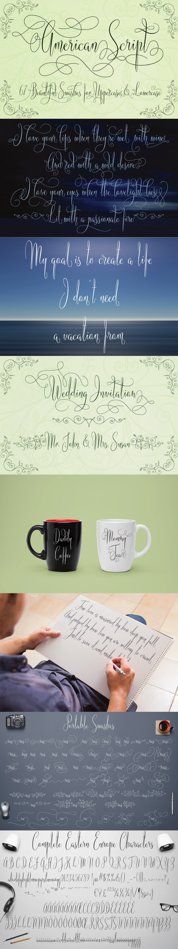 American Script - Calligraphy Script