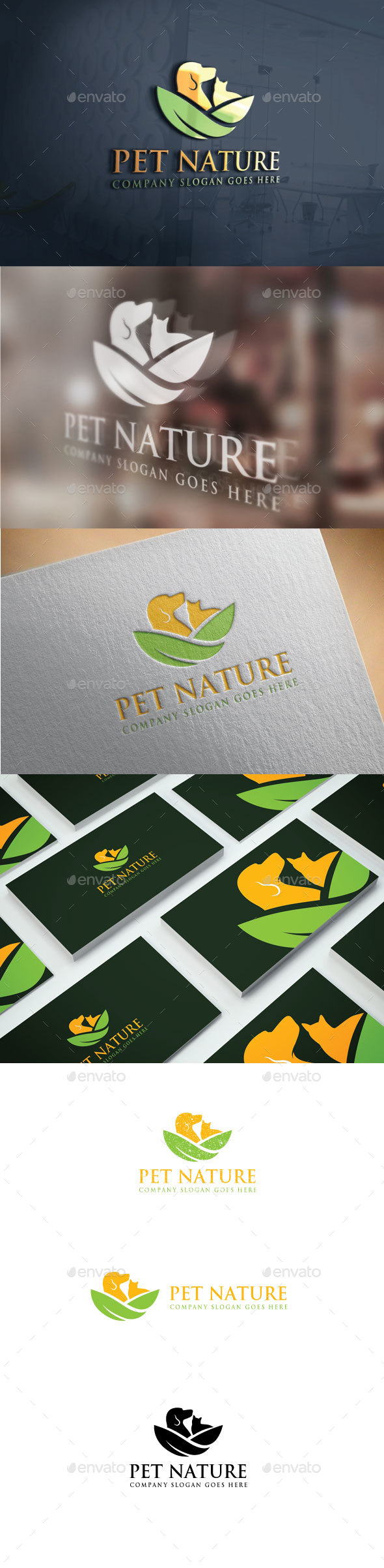 Pet Nature Logo - Animals Logo Templates