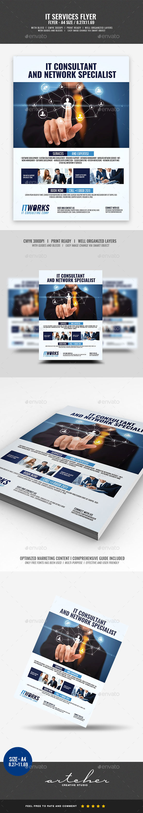 GraphicRiver IT Services Flyer 20369398 GraphicRiver IT Services Flyer 20369398
