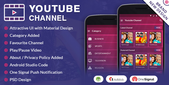 Youtube Channel App - CodeCanyon Item for Sale