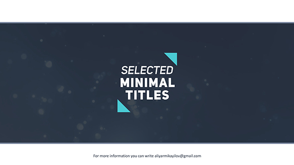 Selected Titles 4 - VideoHive 20370347