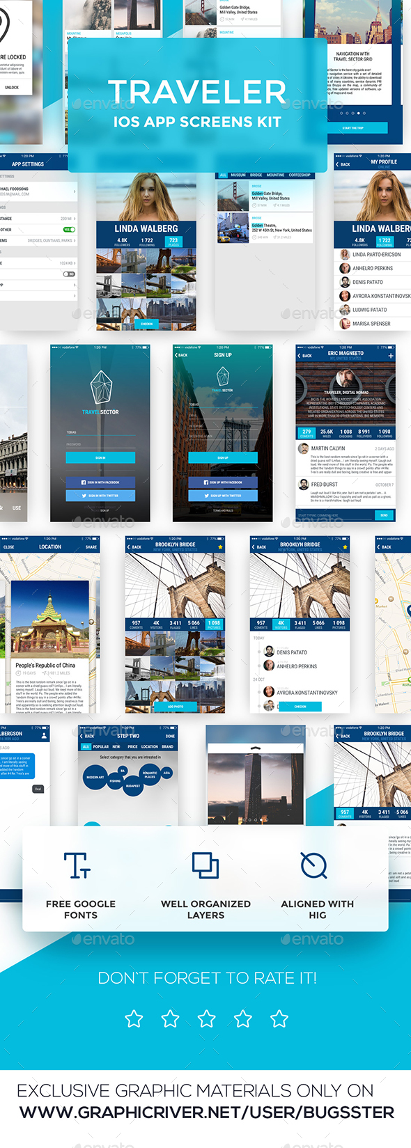 Mobile App UI Kit Design - Web Elements