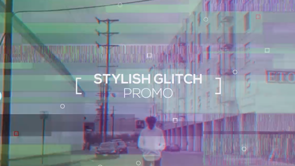 Stylish Glitch Opener - VideoHive 20370732