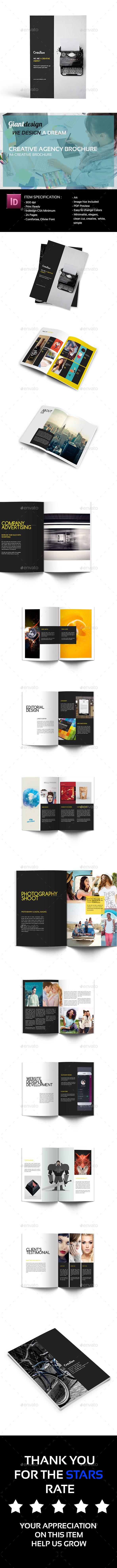 Creative Agency - A4 Portfolio Brochure - Portfolio Brochures