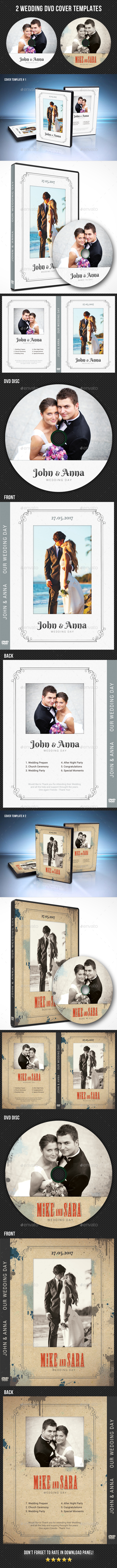 Wedding DVD Cover Template 23 - CD & DVD Artwork Print Templates