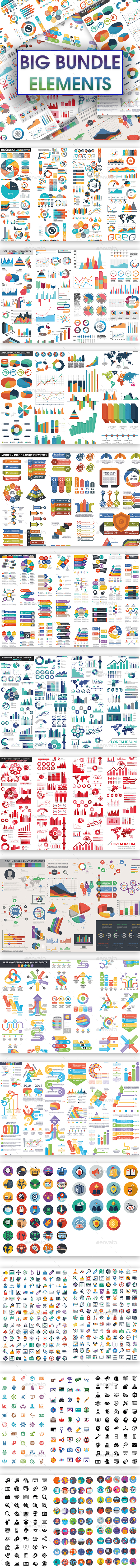 Big Bundle Elements - Infographics