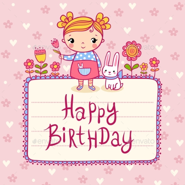 GraphicRiver Happy Birthday Greeting Card 20372246 GraphicRiver Happy Birthday Greeting Card 20372246
