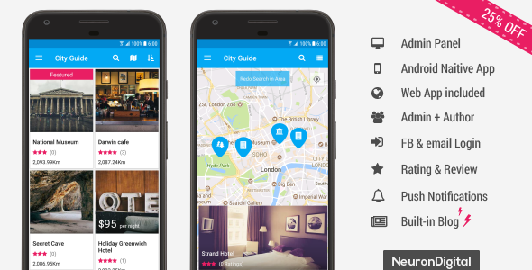 CodeCanyon Ultimate City Guide App Template 20372293 CodeCanyon Ultimate City Guide App Template 20372293