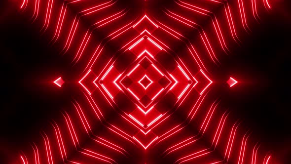 4k Red Neon Strips Pattern 2